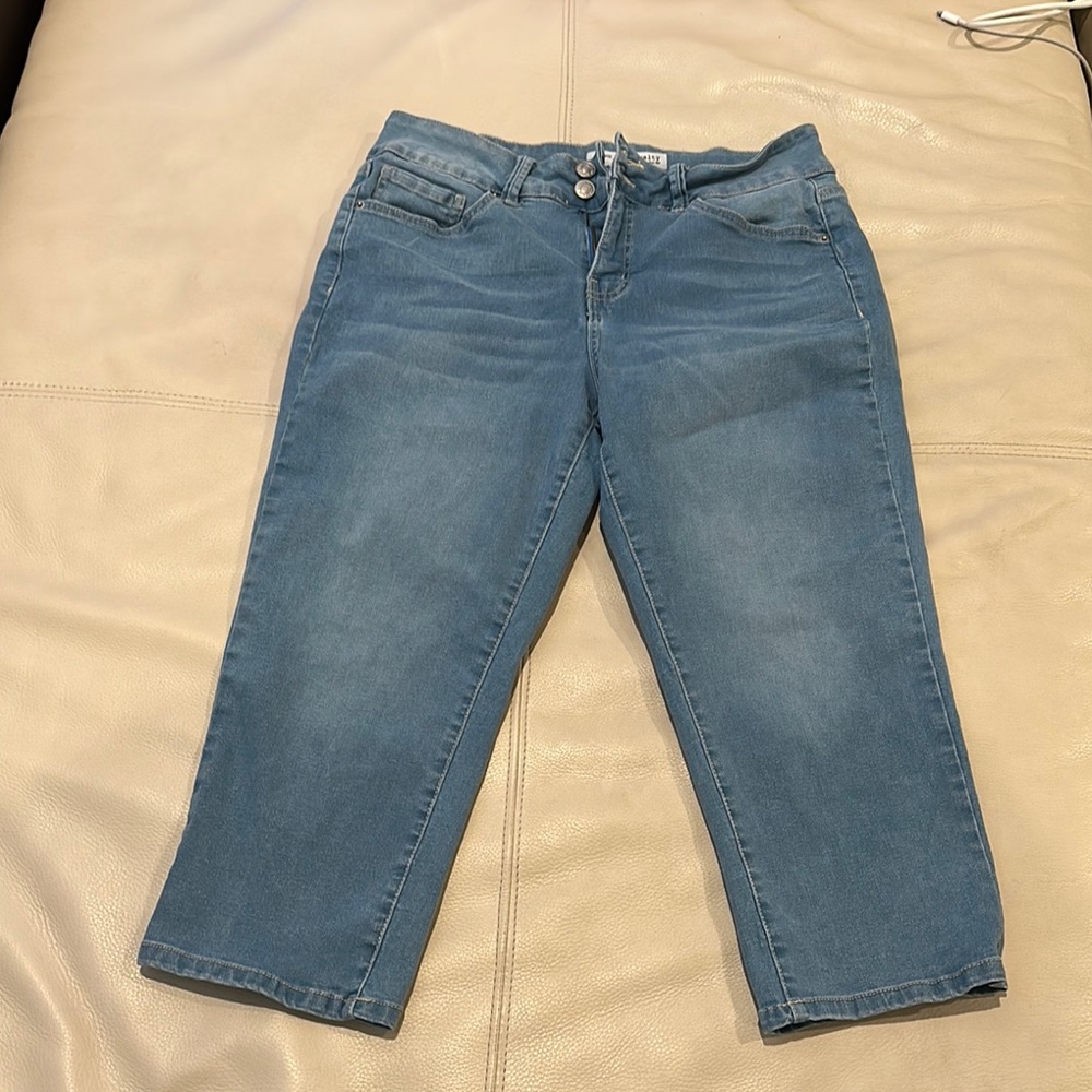 Royalty For Me Denim Cropped Jeans